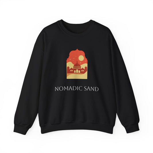 Arab Nomadic Sweatshirt, Middle Eastern Inspired Jumper, Unisex Crewneck Top, Wanderlust Clothing, Ethnic Print Pullover